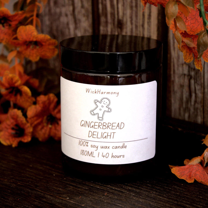 Pumpkin Spice & Gingerbread Soy Candle | WickHarmony