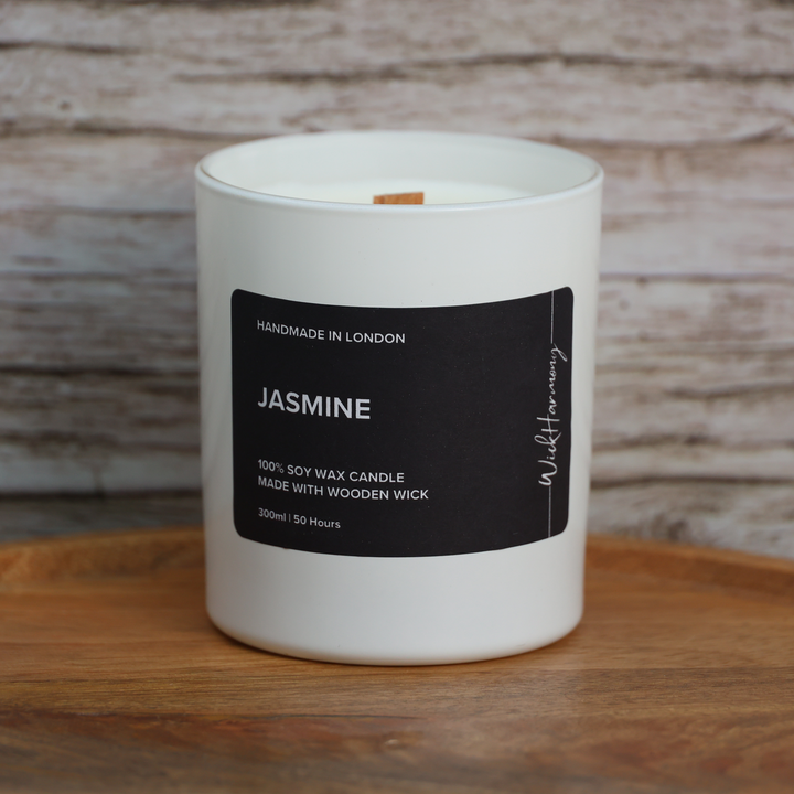 Jasmine | White Matte Jar Candle