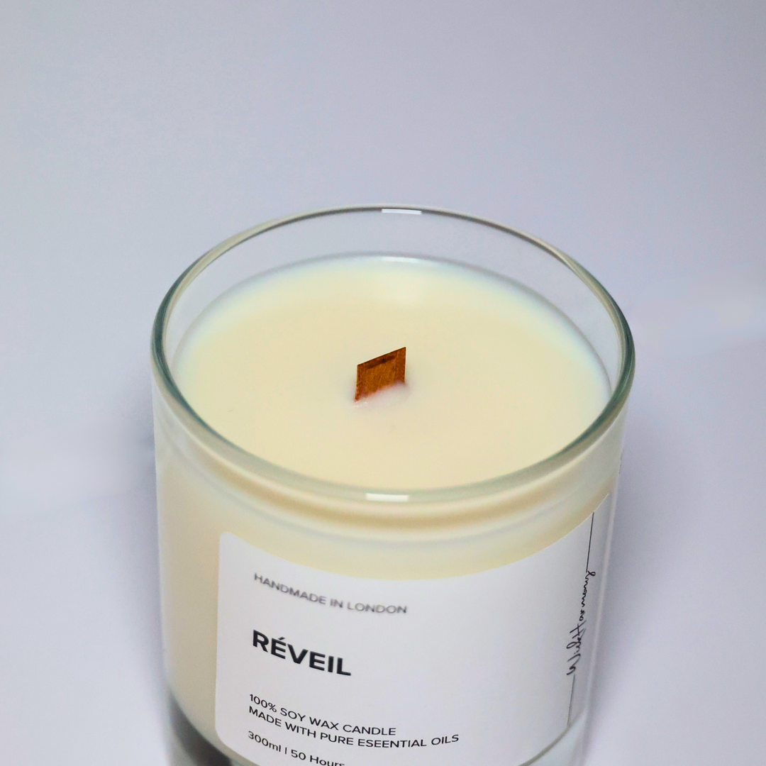 Réveil (Basil + Lemon + Orange + Spearmint) | Clear Jar Candle